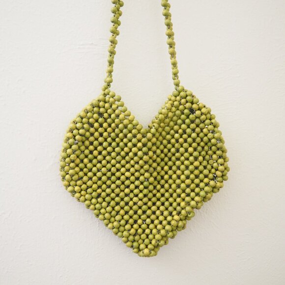 Urban Outfitters Beaded Crossbody Heart Purse - Picture 4 of 5